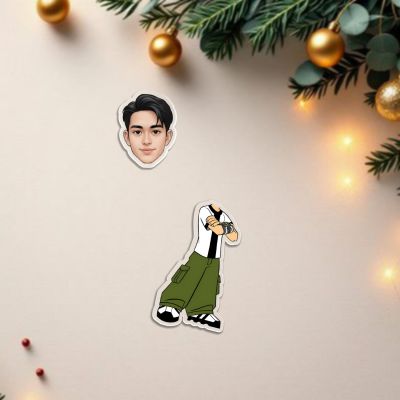 Acrylic Ben10 Theme Cartoon Battery Powered Funny Face Caricature with Shaking Head Feature Bobblehead Figurine for Car Dashboard, Office Table,Home Decor Gift for Kids & Ben10 Lovers